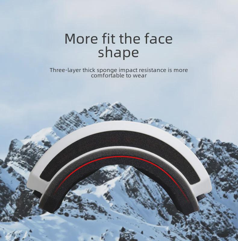 Dual-Layer Anti-Fog Cylindrical Ski & Mountaineering Goggles for Myopia