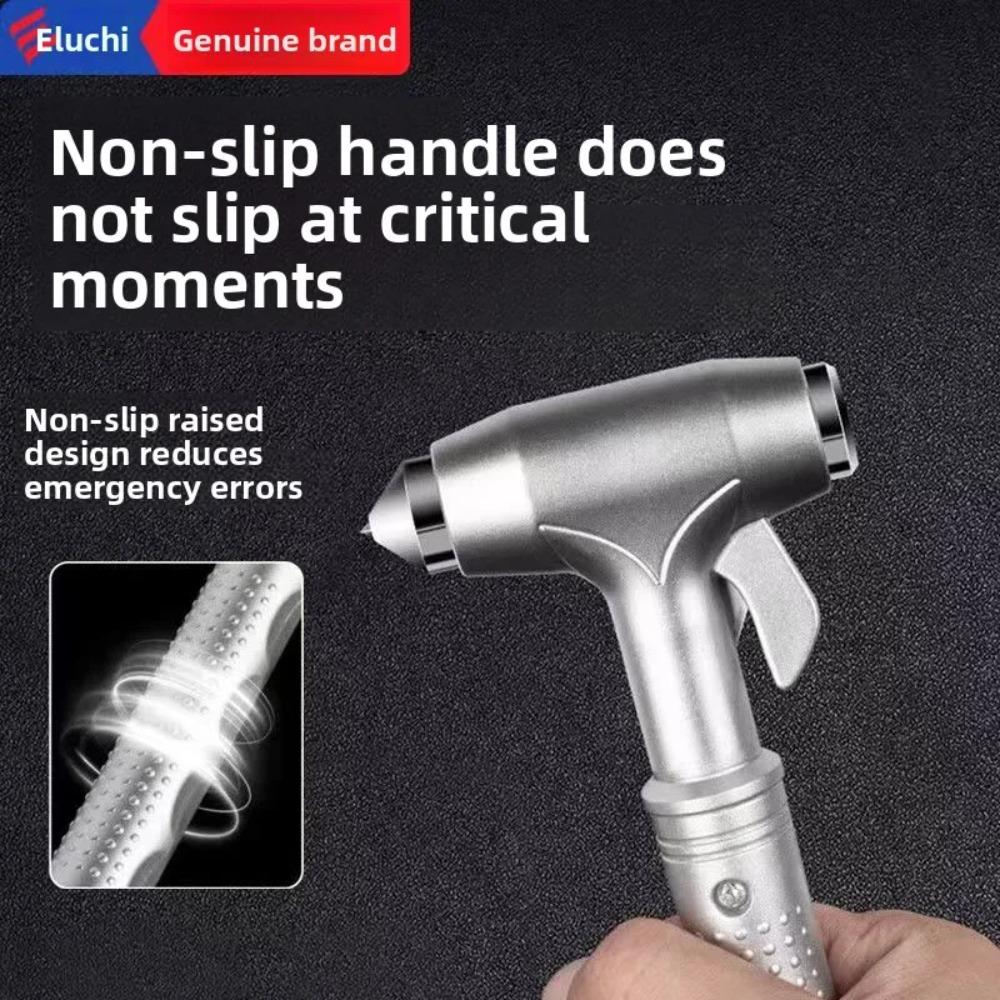 Новый односекундный стеклобой, многофункциональный инструмент для спасения жизни при аварийном побеге из безопасных автомобилей, разработан для использования в автомобиле