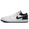 Jordan Air Jordan 1 Амортизация Низкие Винтажные Баскетбольные Кроссовки Мужские Черно-Коричневые 553558-132(Команда349--)