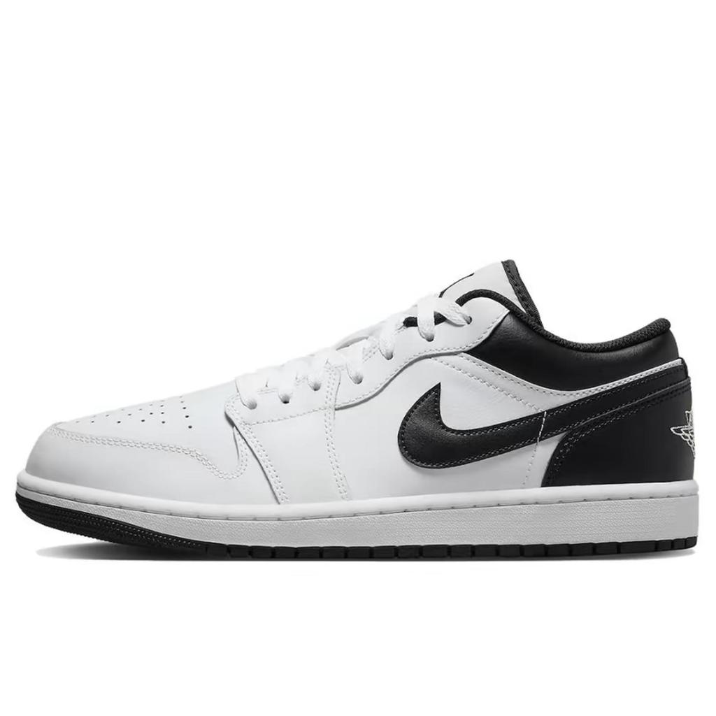 Jordan Air Jordan 1 Амортизация Низкие Винтажные Баскетбольные Кроссовки Мужские Черно-Коричневые 553558-132(Команда349--)