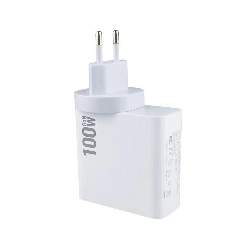 100 Вт GaN Type-C Зарядное устройство для быстрой зарядки Apple PD и ноутбуков