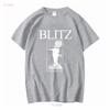 Футболка Blitz Second Empire Justice рок-группы TE3531 винтажная стираная топ для повседневной носки мягкий универсальный повседневная мода
