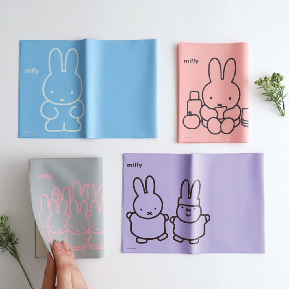 Green Flash Miffy PVC Book Pink Cover, Paperback, BM-213,