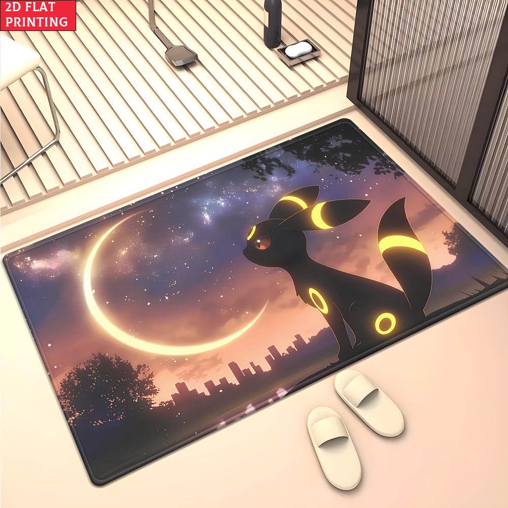Cute Yellow Cartoon Character Area Rug Anti Slip Washable Floor Mat For Kids Bedroom Living Room Game Bedroom Home Decor Carpet