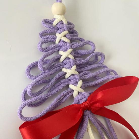 Рождественские украшения Рустикальные поделки в форме рождественской елки с золотыми