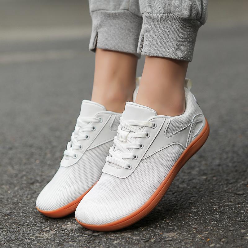 Дышащие сетчатые кроссовки для кросс-тренинга Минималистичная обувь для ходьбы на открытом воздухе Широкий носок Спортивная обувь Нескользящие беговые балетки