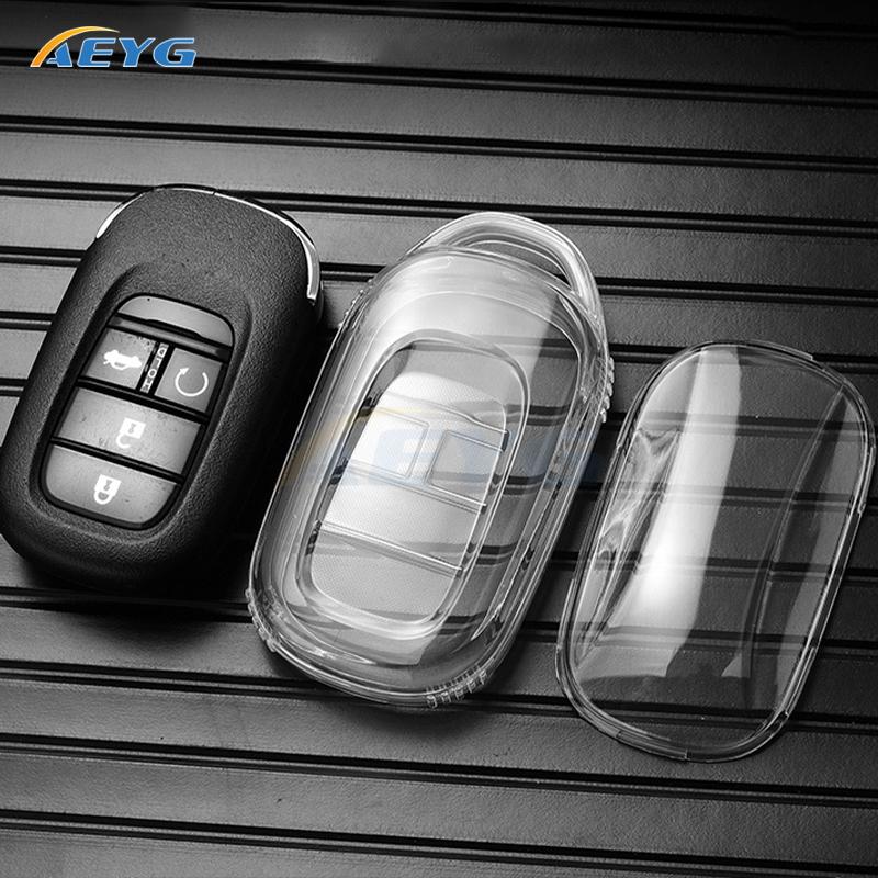 Чехол-накладка из ТПУ для ключа автомобиля для Honda 2022 2023 2024 Accord Civic HR-V CR-V Pilot Sport SI EX EX-L Брелок Аксессуары