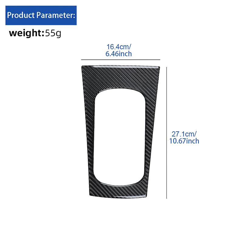For Honda Civic 2003-2005 Car Gear Shift Panel Cover Real Carbon Fiber Interior Trim Auto Accessories ABS Coating Sticker