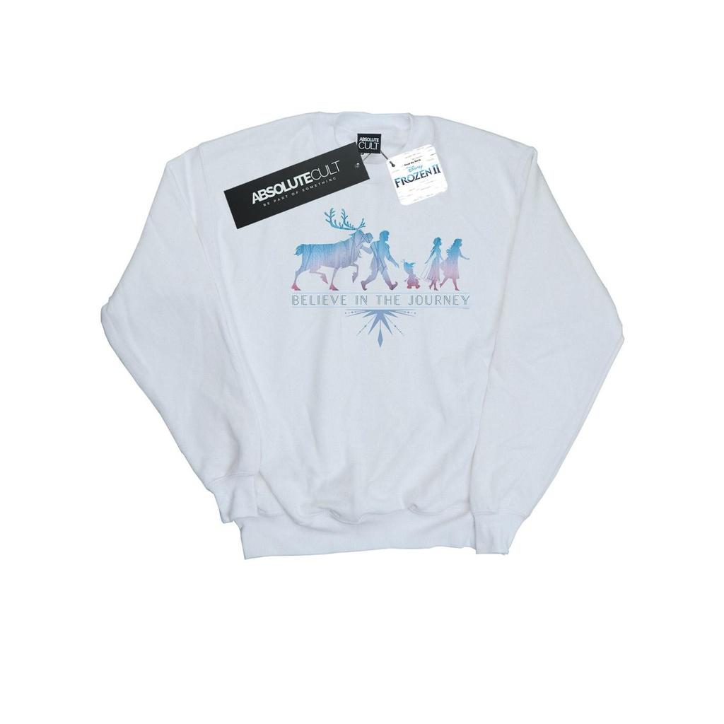 Disney Womens/Ladies Frozen 2 Believe In The Journey Silhouette Sweatshirt