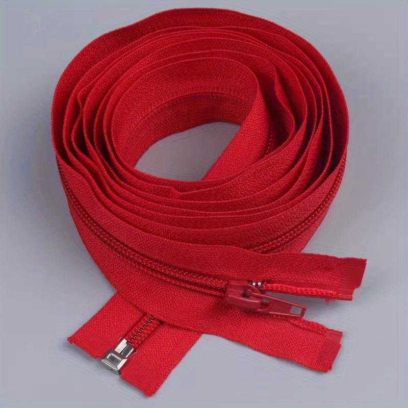 3 PCS #5 Nylon Zippers, 1.8 Meters Long Zipper for DIY Sofa Cushion Covers, Bedding Duvet Cover Replacement Zipper, Sewing Craft Supplies