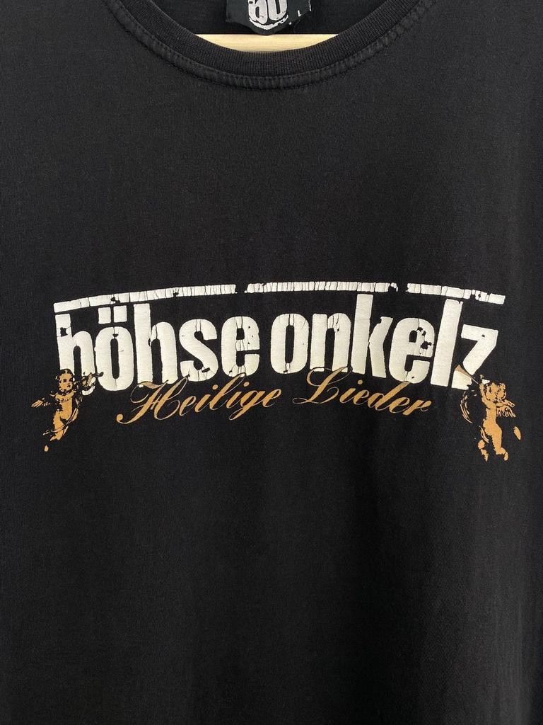 Футболки с группами × Винтажные Böhse Onkelz Винтажная футболка рок-группы 90-х Футболка для тура Размер Футболка Onkelz Global Tour Уличная Hip Hop Оверсайз Y2k Повседневная одежда