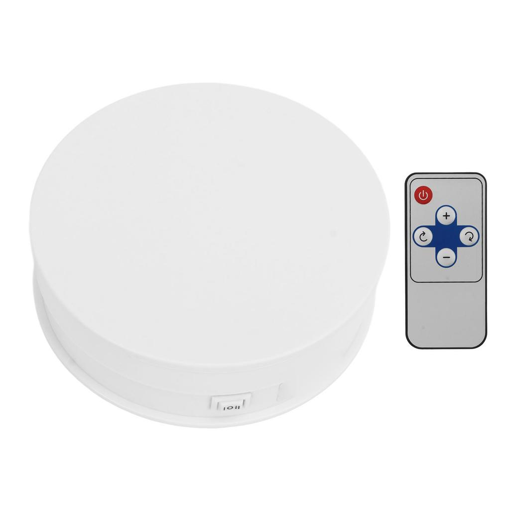 Still Turntable 15cm Remote Control Speed Electric Rotating Turntable Display Stand Photography Video Shooting Props