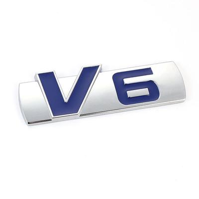 3D Стикер-эмблема Логотип V6 для автомобиля Значок Авто V6 Стайлинг