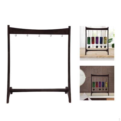 Подставка для колокольчиков ветра, китайская вешалка для кистей, настольная организация, декор, гонг, каллиграфия