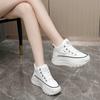 High Quality Retro Chunky Women Casual Sport Shoes Design Luxury All-match High-top Platform Ankle Boots Spring Running Sneakers