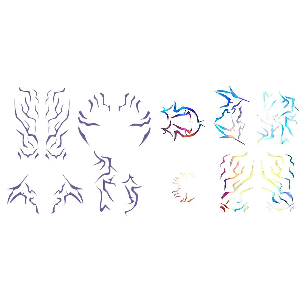 KPop Demon Hunters Руми Канг Временная Татуировка Наклейка, Поддельное Боди-Арт для Косплея Вечеринки Карнавального Костюма Реквизит