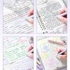 5 pcs ABS Student Writing Pen Multifunction Gel Pen Press Color Ballpoint Pen  Children Party Gifts