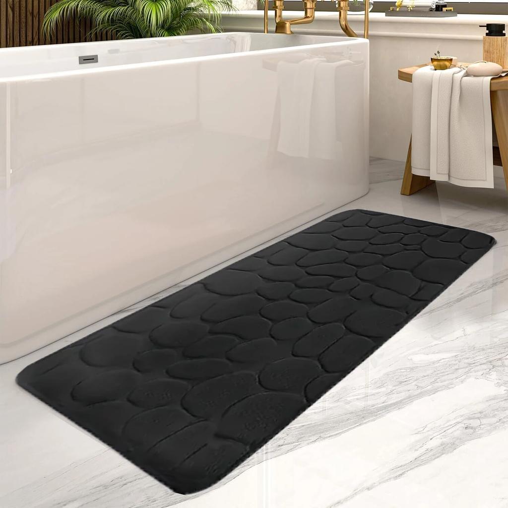 Large Bathroom Floor Mat Water Absorbent Bath Mat Door Mat Anti-slip Bathroom Mat Home Decoration