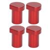 4PCS Woodworking Desktop Limit Blocks Multifunctional Workbench Peg Brake Stops 20mm Diameter Red