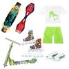 Letaya Finger Mini Inline Braveboard Skateboard, Fingerboard, Skateboard, Accessories, Clothes, Shoes, Scooter, Skates, (Green)