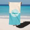 Personalized Beach Towel Quick-Dry Custom Towel with Name for Holiday Gift Birthday Gift For Dad Printed Towel Fror Camp Trip