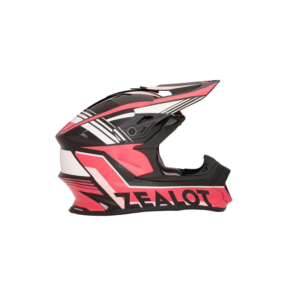 ZEALOT Mud Jumper 2 Helmet Graphic XXL Size Off-Road Pink/Black 63-64cm MJ0020/XXL