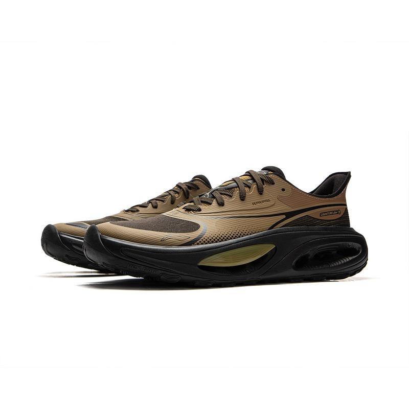 LiNing CF Su Xunyou unisex hiking shoes yellow walnut brown breathable quick draining AHCV017-3