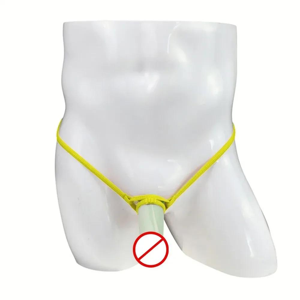 Трусы Мужские Брифы Все Сезоны Мужской Рукав для Пениса Мешочек Т-спинка Стринги Нижнее Белье Бикини Дышащие Стринги Полые