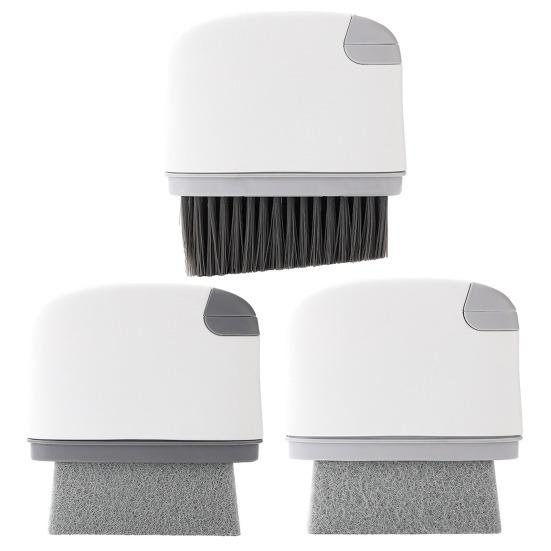 Щетка для чистки оконных пазов 2-в-1 Портативный захват для волос в дверных пазах