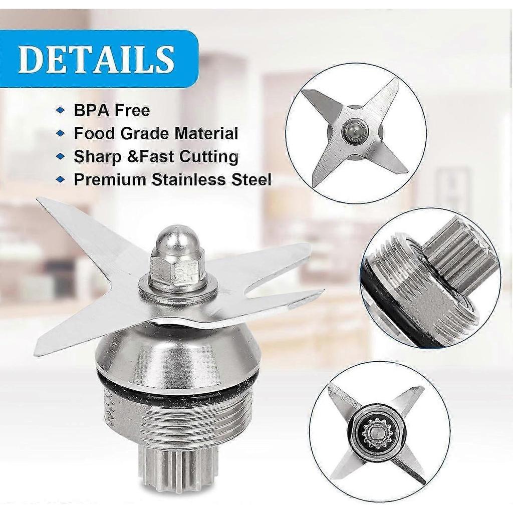 Wet blender blade replacement part for Vitamix 5200 Series Blender Mixer 64oz containers
