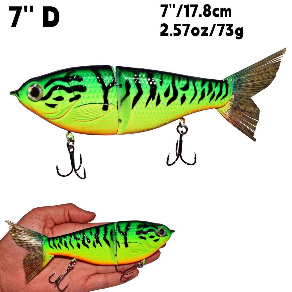 Рыболовные приманки, 2 шарнирные приманки для плавания, воблер, Реалистичная рыба, жесткая приманка, рыболовный крючок, приманки для форели, окуня, окуня, мускуса, 4 дюйма, 7,8 дюйма