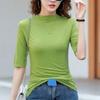 Candy Color Women Half Sleeve Sweater Spring Autumn Knitwear  Korean Style Elegant Female Pullover Top Tee S-3XL