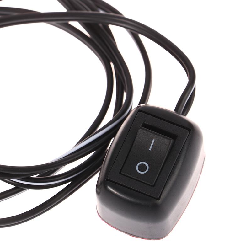 DC 12V универсальный автомобильный переключатель пастообразного типа тумблер с кабелем 60см