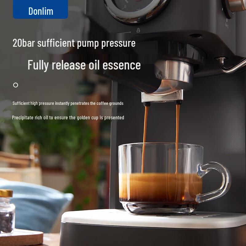 Donlim DL-6400 Semi-Automatic Espresso Coffee Machine CN plug (adapter included)