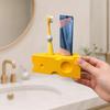 3D-печатная полка для хранения зубной пасты, Держатель для зубных щеток в форме сыра, Влагостойкий органайзер с отверстиями разного размера для ванной комнаты