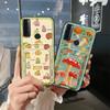 Graffiti Waterproof Phone Case For TCL 20 SE Card Slot Shockproof Anti-dust Dirt-resistant Durable Card Bag Cute Cartoon