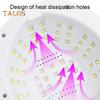 TALOS Профессиональный прибор для лечения ногтей с инфракрасным и синим светом для онихомикоза и сушки гель-лака