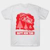 T Shirt Women Happy Merry Christmas And Year Harajuku Print Kawaii Tshirt Summer Short Sleeve Female T-Shirt Top Tee