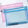 Women Makeup Bags Double Layer Nylon Mesh Cosmetic Storage Bag  Student Stationery Document Bag Organizer Pouch