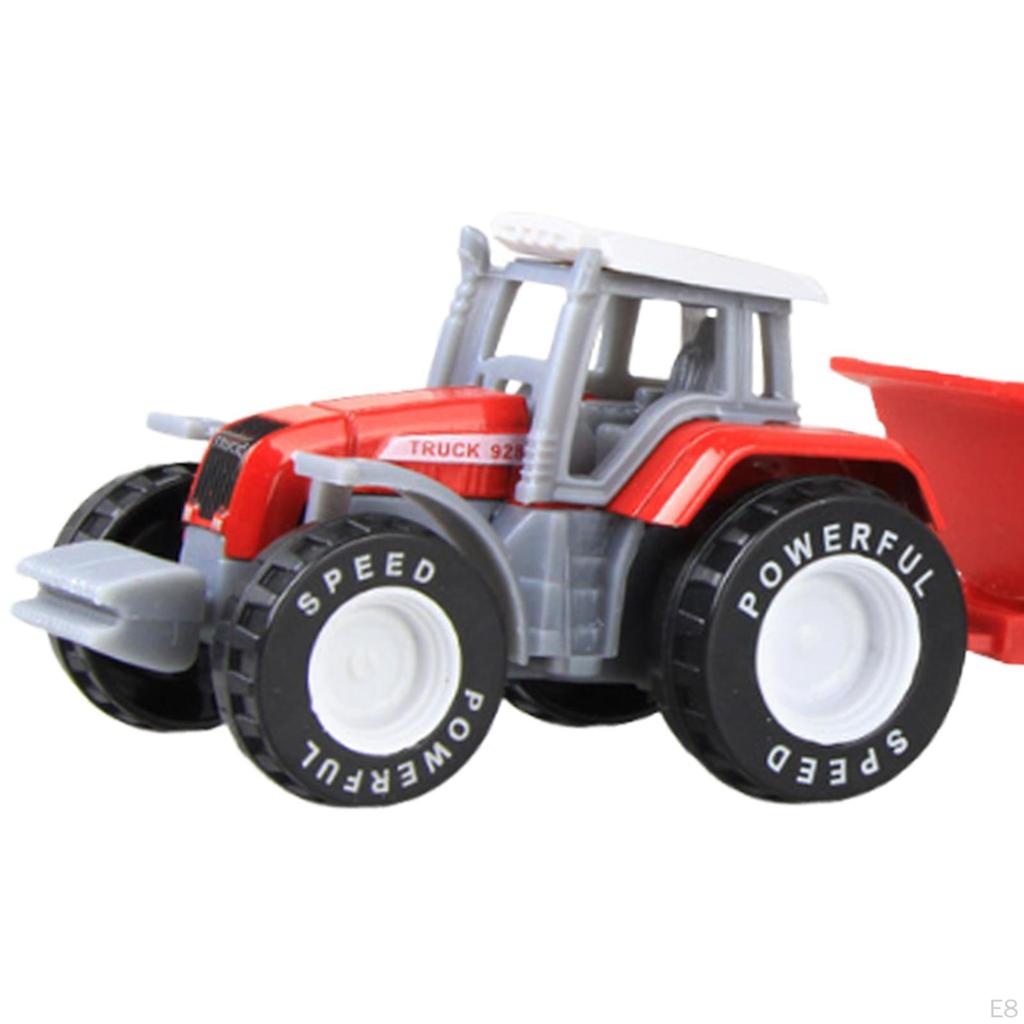 Сельскохозяйственный тракторный грузовик игрушка в подарок образовательный коллекционный толкай и иди с фрикционным приводом для