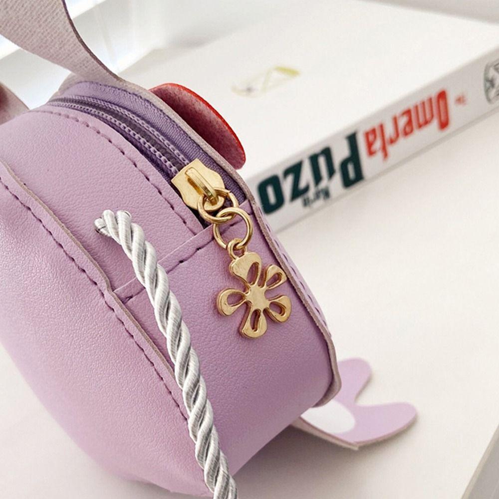 Rabbit Crossbody Bag PU Leather Coin Purse Cute Handbag Kids Girls