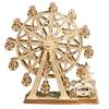 DIY Wooden Ferris Wheel Building Puzzles Toys Kids Assemble Constructor Educational Hand Make Craft for Adults Gift Home Decor