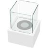 Freestanding Bioethanol fireplace TANGO2 TÜV white