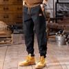 Summer Work Pants Men's Loose Thin Foot Ties Design Niche Casual Pants