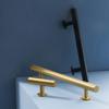 Brass Furniture Handles Modern Nordic Pulls Wardrobe Dresser Cupboard Cabinet Drawer Shoe Box Wine Bar Knobs