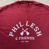 Винтажная красная футболка Phil Lesh Friends Топы Футболка Унисекс Футболка Все размеры от S до 4XL