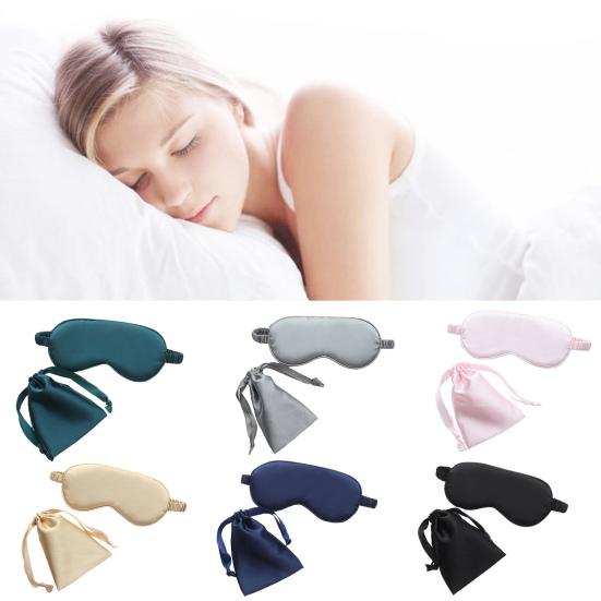 Eye Shade Convenient No Eye Pressure Compact Eye Patch Sleep Silky Eye Cover Eyeshade Cover Travel Accessory