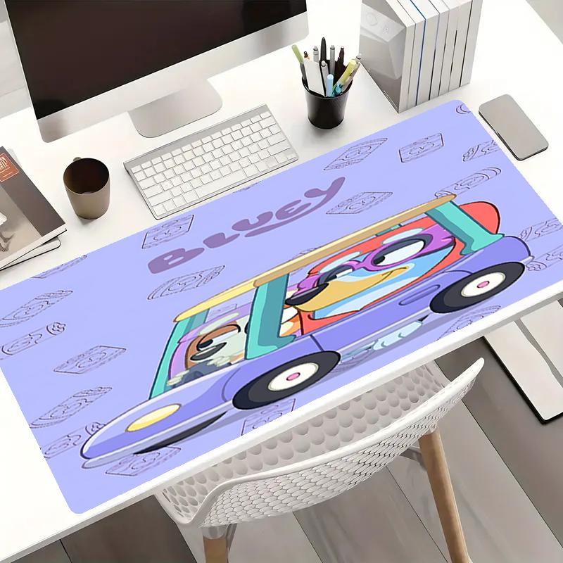 Bluey Theme Mouse Pad, Non Slip Rubber Base, Multifunctional Office & Home Decor, Perfect for Workspace Personalization.