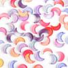 10pcs/bag 16x11mm Moon Shape Rainbow Crystal Glass Beads Charm for DIY Jewelry Making