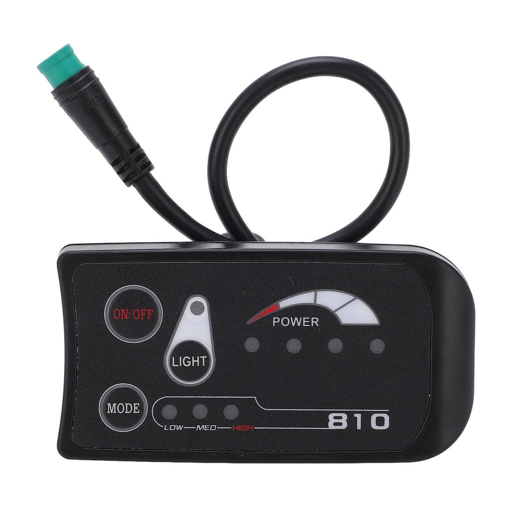 Светодиодный дисплей для электровелосипеда, панель управления 36 В 48 В S810, светодиодный дисплей-метр для электровелосипеда